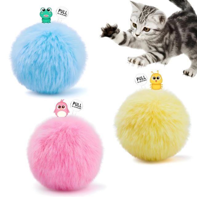 Chirping Balls - Interactive Toy for Cats
