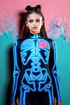 Electric Blue Halloween Costume