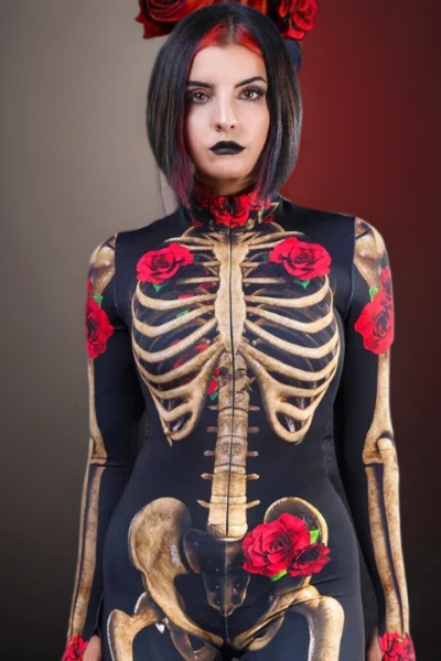 Death Rose Halloween Costume