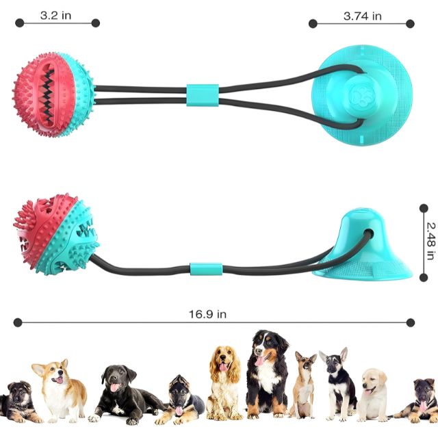 Doggy Suction Cup Ropes - Perfect for Aggressive Chewers