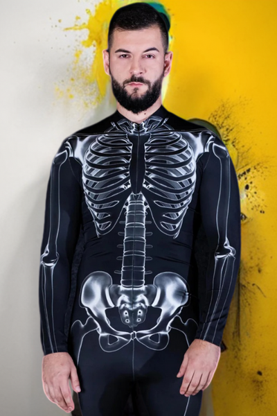Halloween Black X-Ray Costume