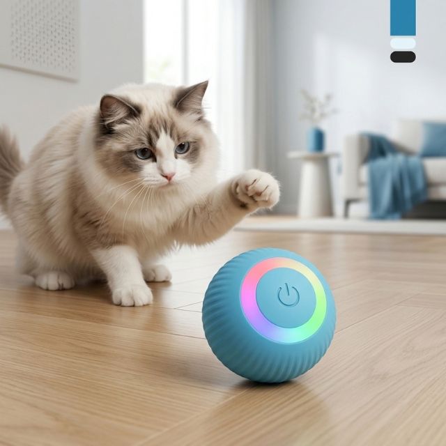 Interactive Cat Ball - Smart Toy for Kitty