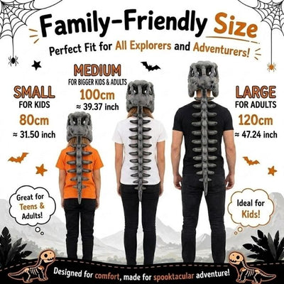 Halloween Dinosaur Skeleton Costume