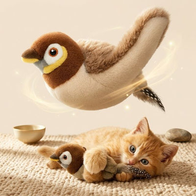 Interactive Chirping Bird Cat Toy