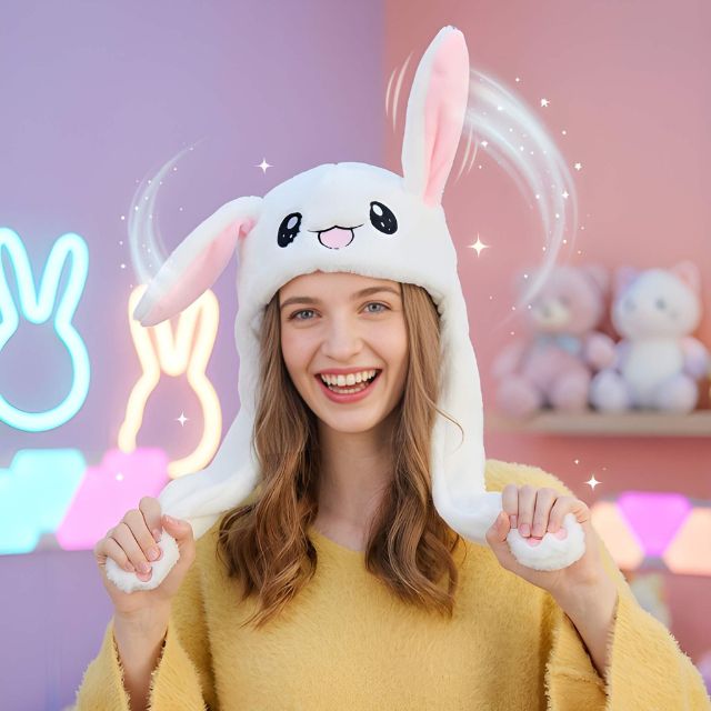 Rabbit Hat Ear Moving