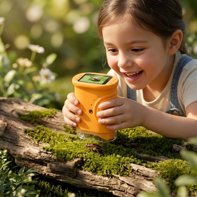 HD Handheld Digital Microscope for Kids