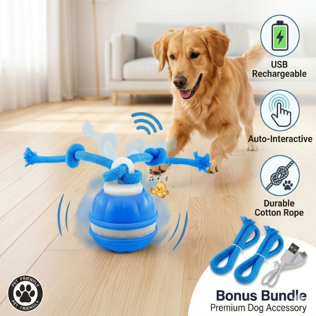 Interactive Rolling Ball for Dog