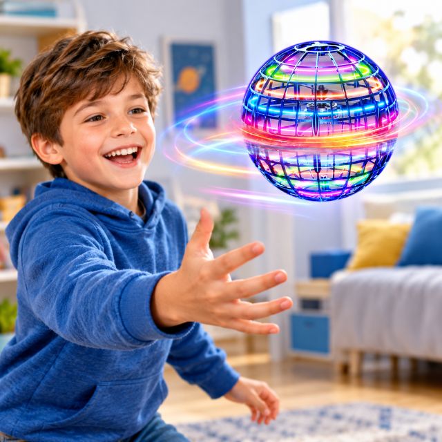 Flying Orb Ball – LED Boomerang Toy