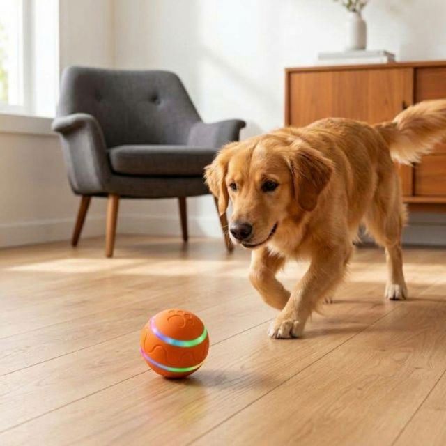 Interactive Dog Ball - Smart Toy for Pups