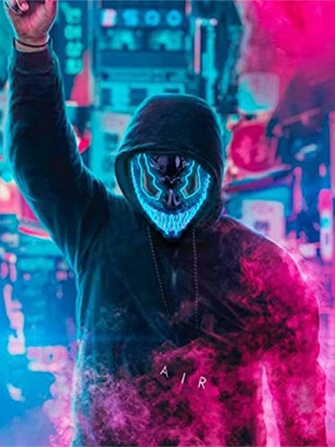 Halloween LED Venom Mask