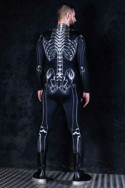 Halloween Black X-Ray Costume