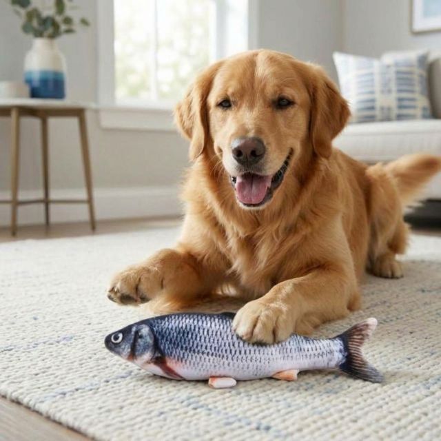 Floppy Fish - Interactive Dog Toy for Pups