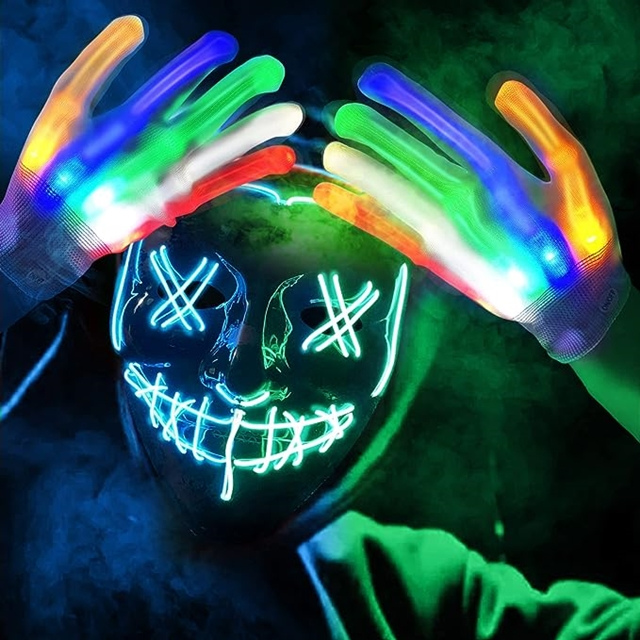 Halloween LED Gloves