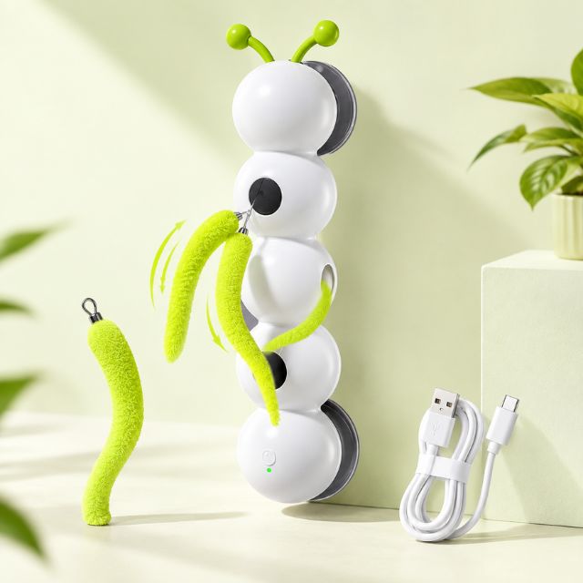 Interactive Caterpillar Cat Toy
