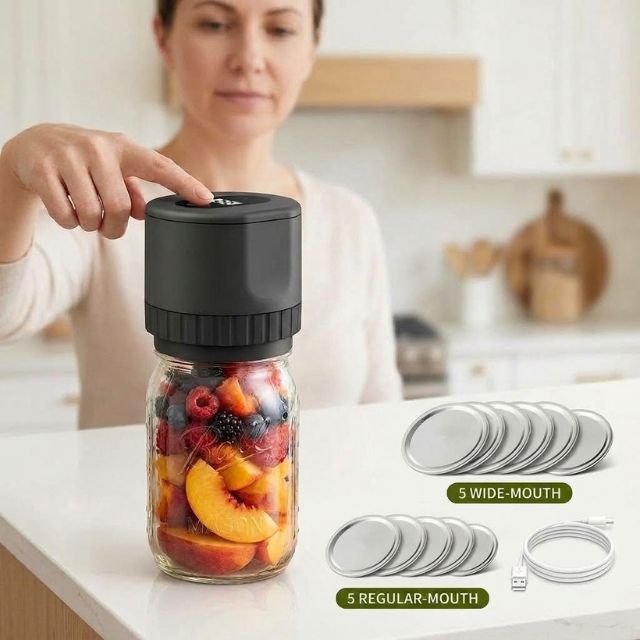 Mason Jar Vacuum Sealer