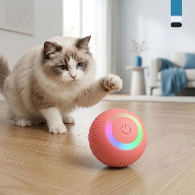 Interactive Cat Ball - Smart Toy for Kitty