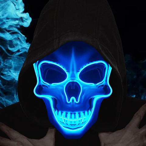 Halloween LED Skull Mask