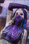 Purple Sleeveless Skeleton Top
