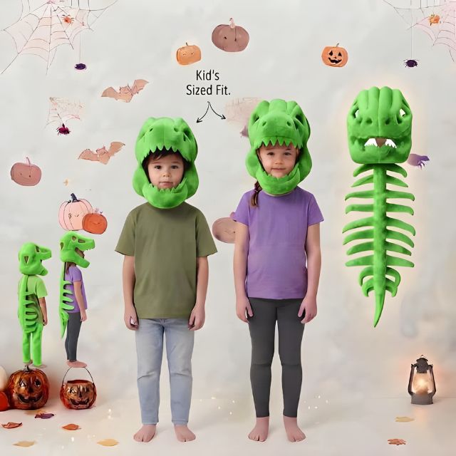Dinosaur Skeleton Kids Costume