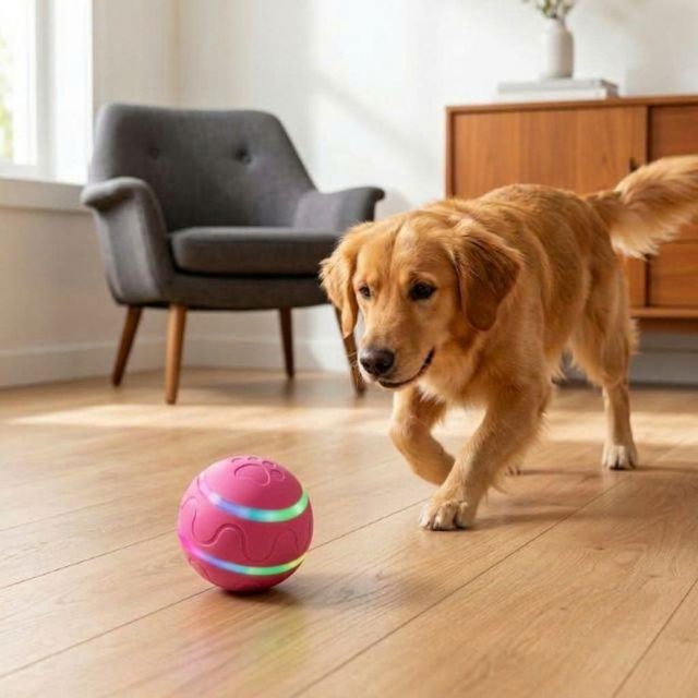 Interactive Dog Ball - Smart Toy for Pups