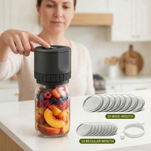 Mason Jar Vacuum Sealer