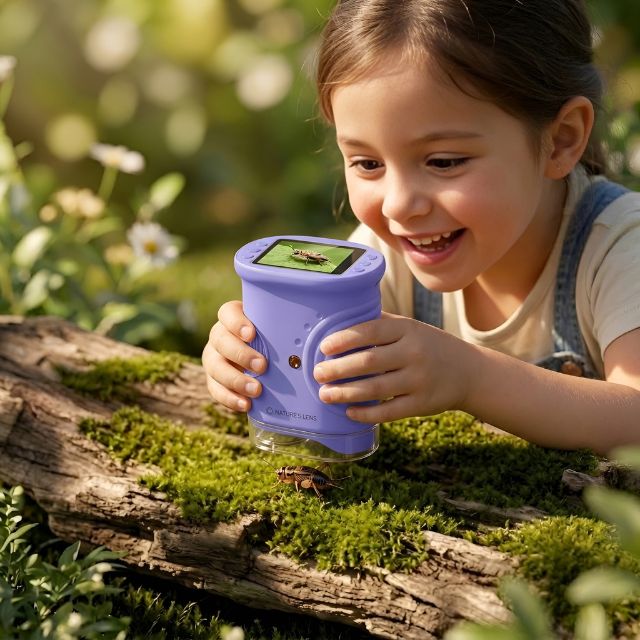 HD Handheld Digital Microscope for Kids