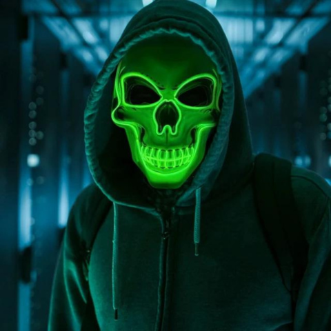 Halloween LED Skull Mask