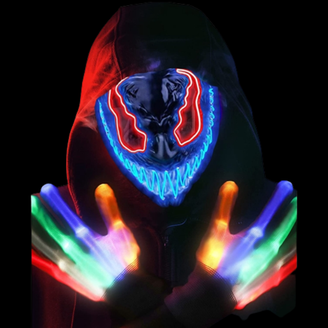 Halloween LED Gloves