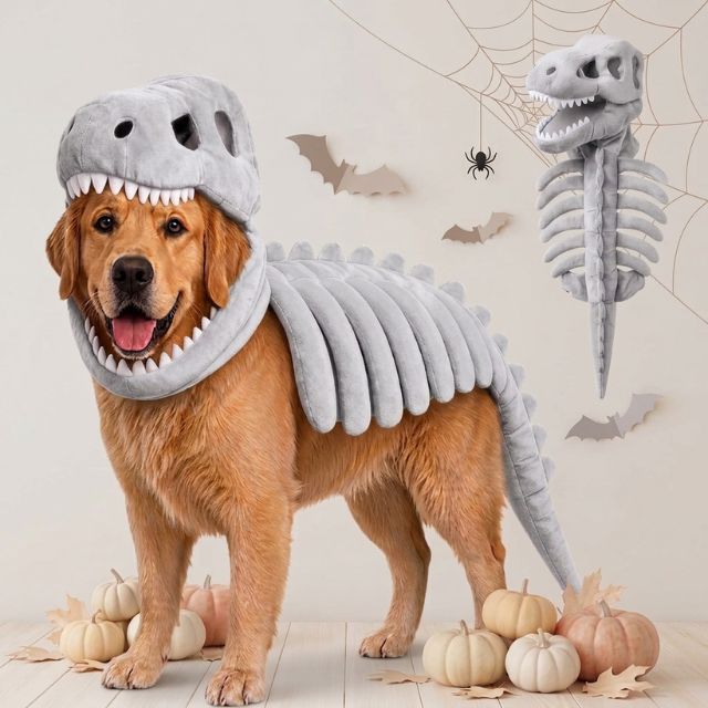 Dinosaur Skeleton Pup Costume