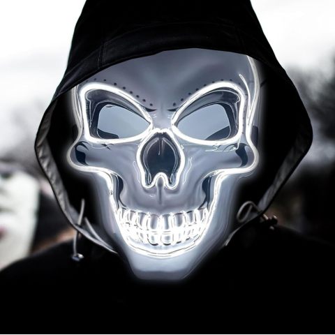Halloween LED Skull Mask