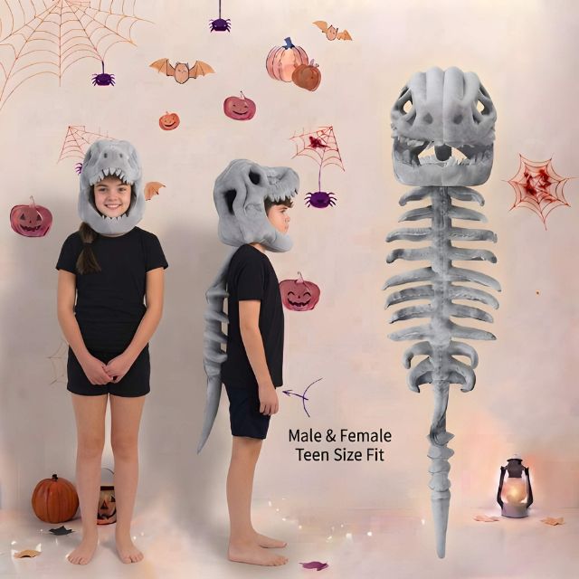 Dinosaur Skeleton Kids Costume