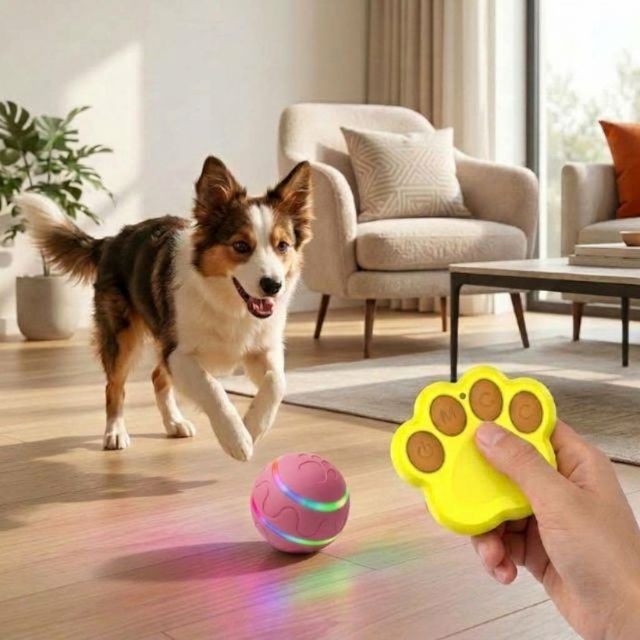 Interactive Dog Ball - Smart Toy for Pups