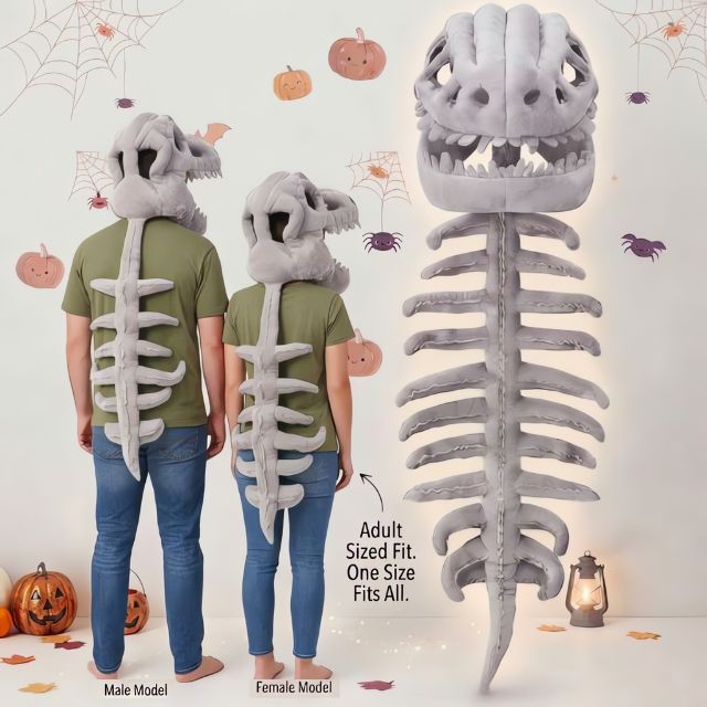 Halloween Dinosaur Skeleton Costume
