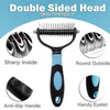 Dog Grooming Brush - Double Sided Shedding