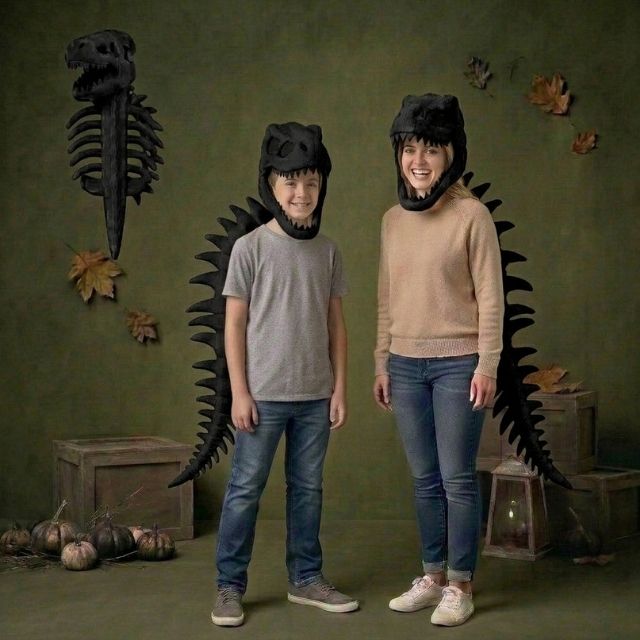 Halloween Dinosaur Skeleton Costume