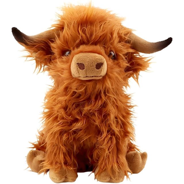 Highland Cow Plush Stuffed Animal Toy for Kids