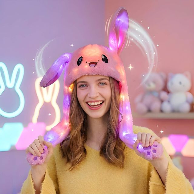 Rabbit Hat Ear Moving