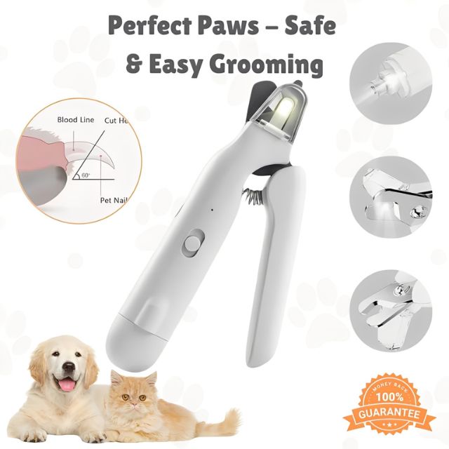 2-in-1 Precision LED Pet Nail Clipper
