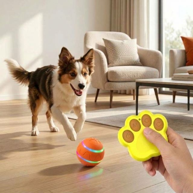 Interactive Dog Ball - Smart Toy for Pups