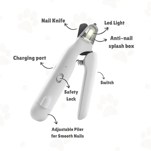 2-in-1 Precision LED Pet Nail Clipper