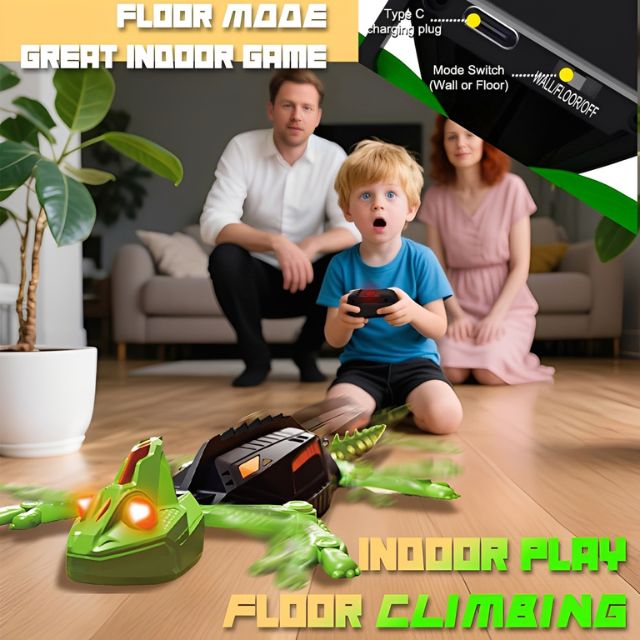 Wall-Crawling Remote Control Lizard Toy