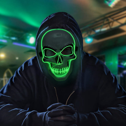 Halloween LED Skull Mask