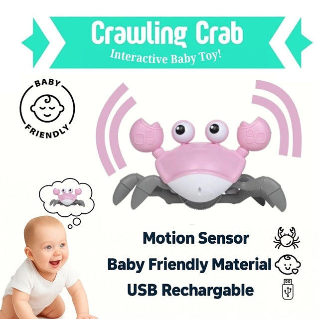 Crawling Crab - Interactive Baby Toy