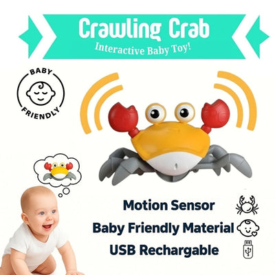 Crawling Crab - Interactive Baby Toy