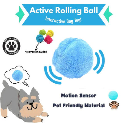 Active Rolling Ball - Interactive Dog Toy