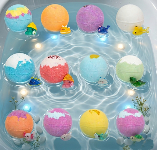 Ocean Bath Bombs - Hidden Toy in Every Bomb
