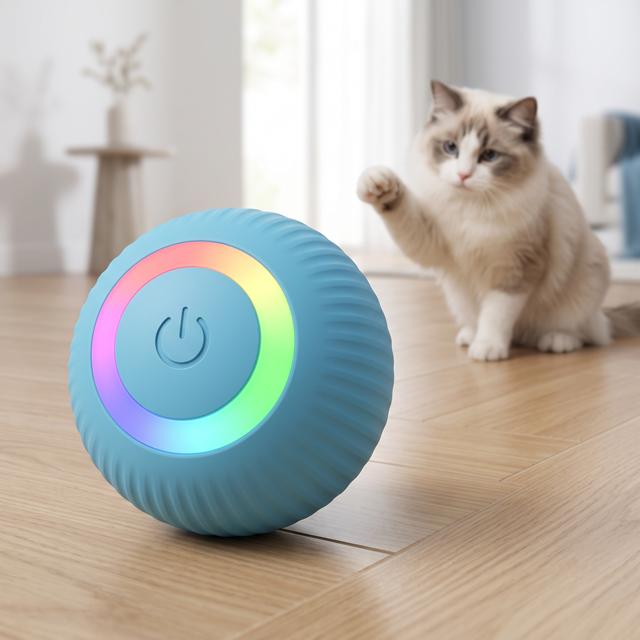 Interactive Cat Ball - Smart Toy for Kitty