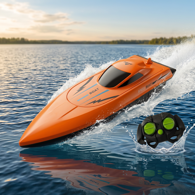 High-Speed Dual Motors RC Boat