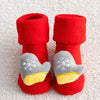 Kids Children's Socks for Girls Boys Non-slip Print Cotton Toddler Baby Christmas Socks for Newborns Infant Short Socks Clothing