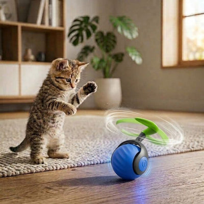 Interactive Rolling Ball - Smart Toy for Kitty